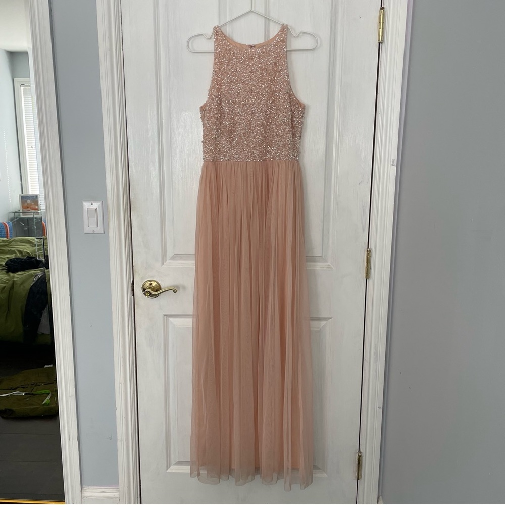 beaded sparkly maxi dress